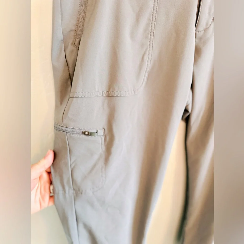 Columbia Omni Pants Outdoor Lightweight Cropped Performance Wear Gray SZ 14 - Picture 8 of 16